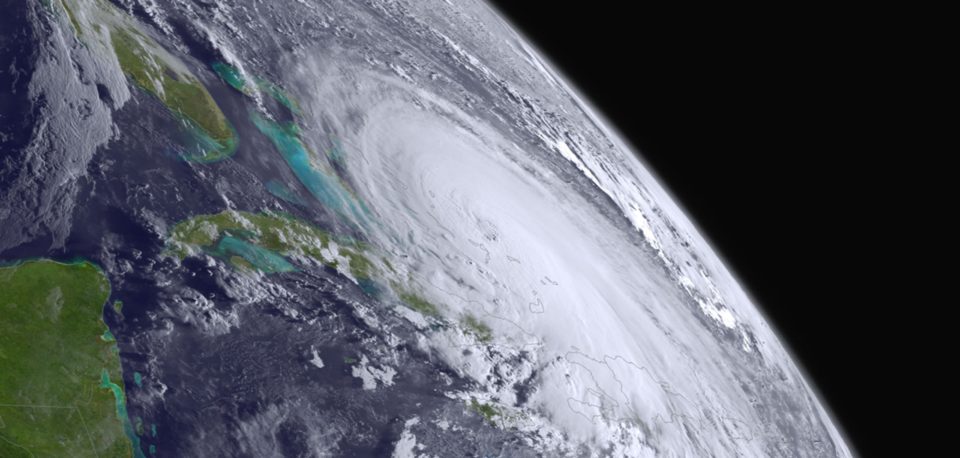 Hurricane over Florida, Caribbean and Carribean