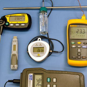 Digital temperature measuring devices